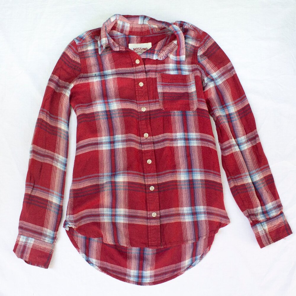 Mossimo Supply Co. Button Down Plaid Shirt